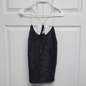 Victoria's Secret Black Camisole Sleeveless Backless Top